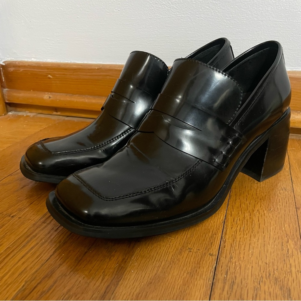 Jeffrey Campbell Black Loafers